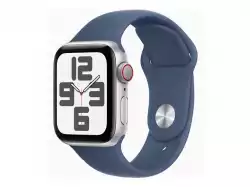 Смартчасовник APPLE Watch SE2 v3 Cellular 40mm Silver Alu Case with Denim Sport Band ML                          