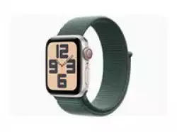 Смартчасовник APPLE Watch SE2 v3 Cellular 40mm Starlight Alu Case with Lake Green Sport Loop