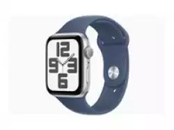 Смартчасовник APPLE Watch SE2 v3 GPS 44mm Silver Alu Case with Denim Sport Band ML