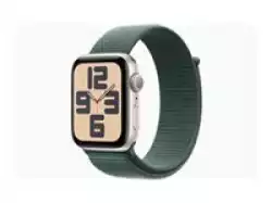 Смартчасовник APPLE Watch SE2 v3 GPS 44mm Starlight Alu Case with Lake Green Sport Loop