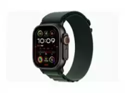 Смартчасовник APPLE Watch Ultra2 v2 Cellular 49mm Black Titanium Case with Dark Green Alpine Loop L
