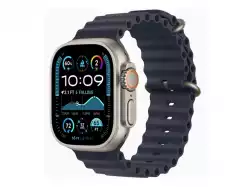 Смартчасовник APPLE Watch Ultra2 v2 Cellular 49mm Natural Titanium Case with Navy Ocean Band