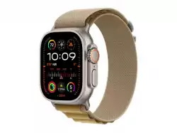 Смартчасовник APPLE Watch Ultra2 v2 Cellular 49mm Natural Titanium Case with Tan Alpine Loop S