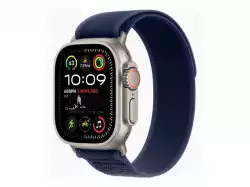 Смартчасовник APPLE Watch Ultra2 v2 Cellular 49mm Natural Titanium Case with Blue Trail Loop SM