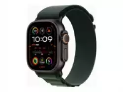 Смартчасовник APPLE Watch Ultra2 v2 Cellular 49mm Black Titanium Case with Dark Green Alpine Loop M