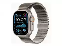Смартчасовник APPLE Watch Ultra2 v2 Cellular 49mm Natural Titanium Case with Natural Titanium Milanese Loop L