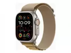 Смартчасовник APPLE Watch Ultra2 v2 Cellular 49mm Natural Titanium Case with Tan Alpine Loop L
