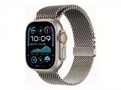 Смартчасовник APPLE Watch Ultra2 v2 Cellular 49mm Natural Titanium Case with Natural Titanium Milanese Loop S