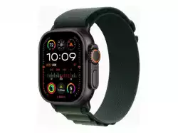 Смартчасовник APPLE Watch Ultra2 v2 Cellular 49mm Black Titanium Case with Dark Green Alpine Loop L