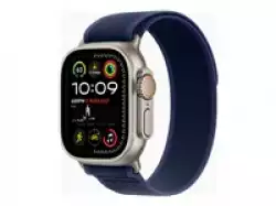 Смартчасовник APPLE Watch Ultra2 v2 Cellular 49mm Natural Titanium Case with Blue Trail Loop SM