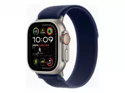 Смартчасовник APPLE Watch Ultra2 v2 Cellular 49mm Natural Titanium Case with Blue Trail Loop SM