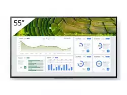 SONY FW-55BZ30L Bravia LCD 55inch 4K HDR Pro display 24/7 portrait landscape Pro-Mode Airplay Chromecast 440 Nit