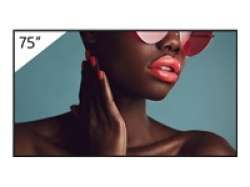 SONY FW-75BZ40L Bravia LCD 75inch 4K HDR Pro display 24/7 portrait landscape Pro-Mode Airplay Chromecast 650 Nits Haze 5Y