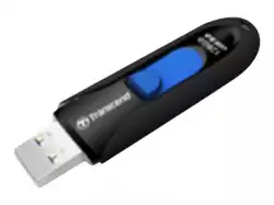 Transcend 128GB, USB3.1, Pen Drive, Capless, Black