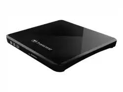 Transcend 8X DVD±RW, Slim Type, USB 2.0 (Black), 13.9mm Thickness