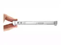 Transcend 8X DVD±RW, Slim Type, USB 2.0 (White), 13.9mm Thickness