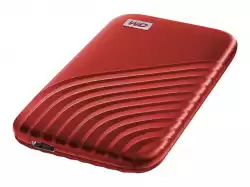 WD 1TB My Passport SSD - Portable SSD, up to 1050MB/s Read and 1000MB/s Write Speeds, USB 3.2 Gen 2 - Red