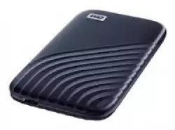 WD 2TB My Passport SSD - Portable SSD, up to 1050MB/s Read and 1000MB/s Write Speeds, USB 3.2 Gen 2 - Midnight Blue