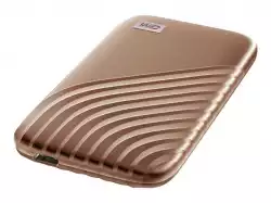 WD 500GB My Passport SSD - Portable SSD, up to 1050MB/s Read and 1000MB/s Write Speeds, USB 3.2 Gen 2 - Gold