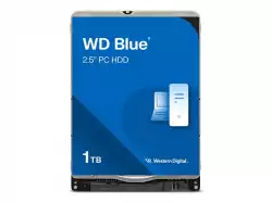 WD Blue Mobile 1TB HDD 5400rpm SATA serial ATA 6Gb/s 128MB cache 2.5inch 7mm Heigth RoHS compliant intern Bulk