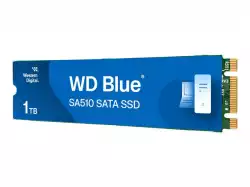 WD Blue SA510 SSD 1TB M.2 2280 SATA III 6Gb/s internal single-packed POWERED BY SANDISK