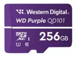 WD Purple 256GB Surveillance microSD XC Class - 10 UHS 1
