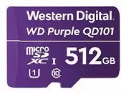 WD Purple 512GB Surveillance microSD XC Class - 10 UHS 1