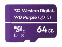WD Purple 64GB Surveillance microSD XC Class - 10 UHS 1