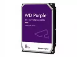 HDD Video Surveillance WD Purple 8TB CMR, 3.5'', 256MB, 5640 RPM, SATA, TBW: 180