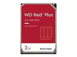 HDD NAS WD Red Plus 2TB CMR, 3.5'', 64MB, 5400 RPM, SATA, TBW: 180