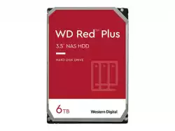 HDD NAS WD Red Plus (3.5'', 6TB, 256MB, 5400 RPM, SATA 6 Gb/s)