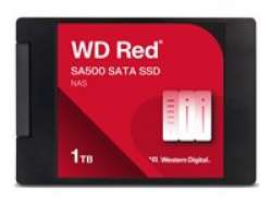 WD Red SSD SA500 NAS 1TB 2.5inch SATA III 6 Gb/s internal single-packed
