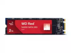 WD Red SSD SA500 NAS 2TB SATA III 6Gb/s M.2 2280 internal single-packed POWERED BY SANDISK