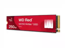 WD Red SSD SN700 NVMe 250GB M.2 2280 PCIe Gen3 8Gb/s internal drive for NAS devices POWERED BY SANDISK