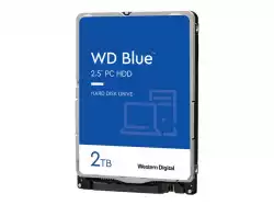 WD Blue Mobile 2TB HDD 7mm 5400Rpm SATA 6Gb/s serial ATA 128MB cache 2.5inch RoHS compliant internal Bulk