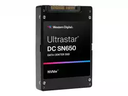 WESTERN DIGITAL Ultrastar DC SN650 SSD U.3 15MM 7680GB 2.5inch PCIe TLC RI-1DW/D BICS5 ISE