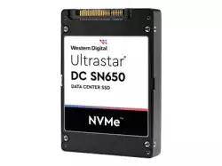 WESTERN DIGITAL Ultrastar DC SN650 SSD U.3 15MM 7680GB 2.5inch PCIe TLC RI-1DW/D BICS5 ISE