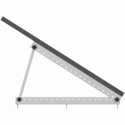 28-Degree Tilt Mount Bracket (Each set for 1x100 Rigid Solar Panel, Garden Use)