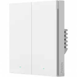 Aqara Smart Wall Switch H1 (no neutral, double rocker): Model No: WS-EUK02; SKU: AK072EUW01                          