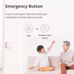 Aqara Wireless Mini Switch: Model No: WXKG11LM; SKU: AK010UEW01