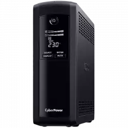 CyberPower UPS  AVR 1600VA/960W ,Line-Interactive, LCD display, 8x IEC C13, Runtime at 480W ( min ):11, Surge and Spike protection; VP1600EILCD