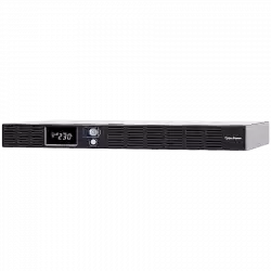 CyberPower 1U Rackmount UPS AVR, 1500VA/900W, Line-Interactive, LCD display, 6x IEC C13, Runtime at 600W ( min ):7min; OR1500ERM1U