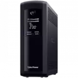 CyberPower UPS AVR, 1600VA/960W, Line-Interactive, LCD display, 4x Schuko, Runtime at 480W ( min ):11, Surge and Spike protection; VP1600ELCD