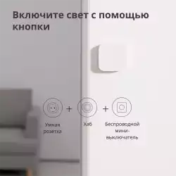 Aqara Wireless Mini Switch: Model No: WXKG11LM; SKU: AK010UEW01