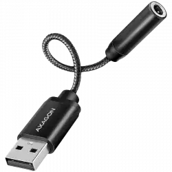 ADA-HA USB-A Hi-Res DAC audio adapter. External USB-A sound card to 3,5 mm jack, 384 kHz 32 bit DAC, stereo