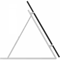 Adjustable Tilt Mount Bracket (Each Set for 4x100W or 2x400 Rigid Solar Panel)