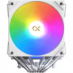 AK6 Dual Digital Arctic (WH, ARGB & Digital LED Panel Top Cover, 2PCS ARGB PWM Fan, Intel Backplate, Mini ARGB LED Controller)