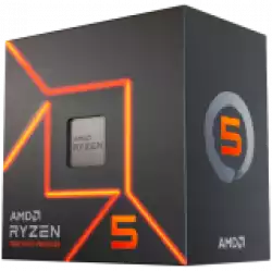 AMD CPU Desktop Ryzen 5 6C/12T 7400 (4.3GHz,22MB,65W,AM5) MPK, with Radeon Graphics and Wraith Stealth Cooler
