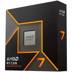 AMD CPU Desktop Ryzen 7 8C/16T 7700 (5.3GHz Max, 40MB,65W,AM5) box, with Radeon Graphics and Wraith Stealth Cooler