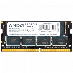 AMD DDR4 16GB 3200Mhz So-DIMM 1.2V Retail